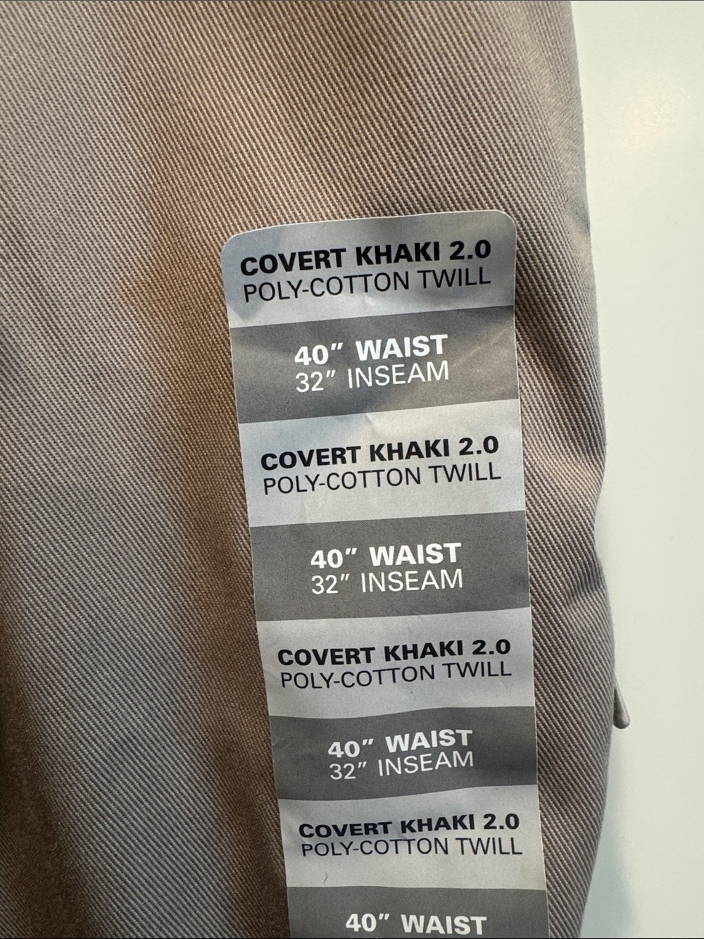 5.11 Tactical Covert Khaki Men’s Work Pants-40X32 - Picture 5 of 7